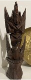 Sculptură lemn exotic 21 cm hindusa balineză, Zeul Garuda, perfecta stare, minunat pentru un cadou pentru iubitorii Orientului indepartat.