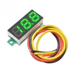 Voltmetru digital verde 0.28 0-100V DC 3 fire OKY4094-1-Green