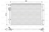 VALEO 822597 Condensator, climatizare