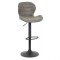 SCAUN DE BAR REGLABIL IMITATIE PIELE INTOARSA ABS 144 GRI