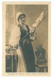 4380 - SALISTE, Sibiu, Ethnic woman, Romania - old postcard, CENSOR - used - 1916
