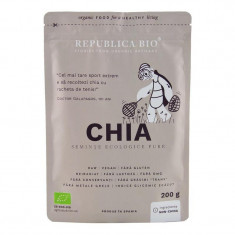 Seminte de Chia Ecologice Vegane 200gr Republica Bio