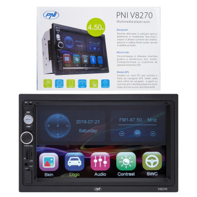 Aproape nou: Navigatie multimedia PNI V8270 2 DIN cu GPS MP5, touch screen 7 inch, foto