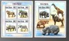 Guine bissau animale mnh delux, Nestampilat