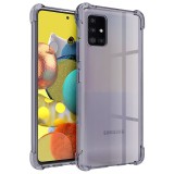 Husa Samsung Galaxy A51 4G Asteroid GSM Shockproof Clear Silicone, fumuriu