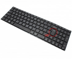 Tastatura laptop Asus X550VX neagra fara rama layout UK foto