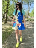 ROCHIE SCURTA IN A CU MANECA SCURTA DUO FACE TALIE UNICA Multicolora