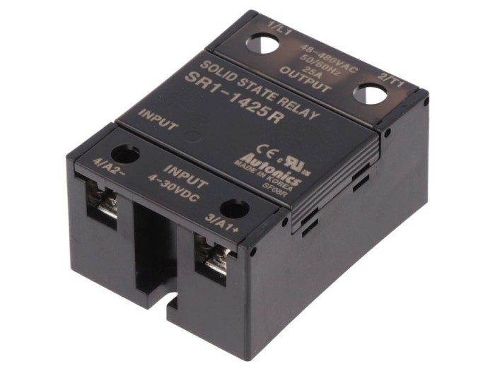 Releu semiconductor 25A 48-480VAC