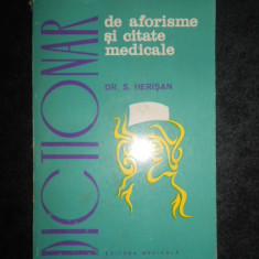 S. Herisan - Dictionar de aforisme si citate medicale
