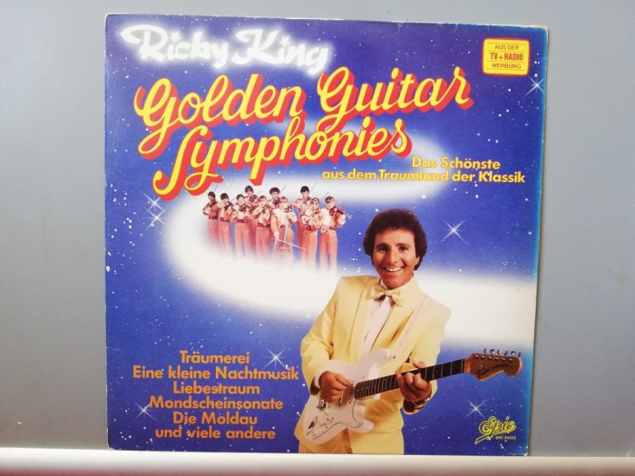 Ricky King &ndash; Golden Guitar Symphonies (1981/CBS/RFG) - Vinil/Vinyl/ca Nou