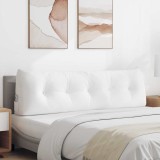 vidaXL Perna pentru spate Alb 160 x 24 x 50 cm țesătură 42014539