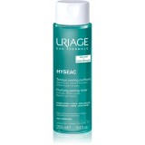 Uriage Hys&eacute;ac Purifying Peeling Toner tonic reglator al sebumului ce minimizeaza porii Cu AHA Acizi 250 ml