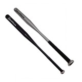Set 2 Bate Baseball Aluminiu IdeallStore&reg;, 80cm, Argintiu, Antrenament, Anti-alunecare