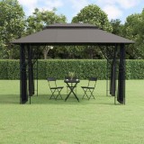 Gossi foisor cu pereti laterali, antracit, 400x300x270 cm, otel