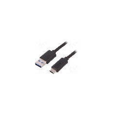 Cablu USB A mufa, USB C mufa, USB 3.0, lungime 1.2m, {{Culoare izola&#355;ie}}, QOLTEC - 50491