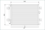 VALEO 814077 Condensator, climatizare