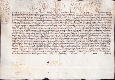 HST PM248N Bulă papală emisă de Papa Benedict al XIV-lea, 1744, pe pergament foto