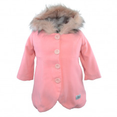 Palton cu gluga pentru fete Umbo UM7573-S-98, Roz foto
