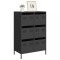 vidaXL Dulap &icirc;nalt, negru, 68x39x101,5 cm, oțel 851220
