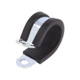 Clipsuri &Atilde;bucl&Auml; din o&Aring;&pound;el, 19mm W: 19mm, cu protec&Aring;&pound;ie din EPDM