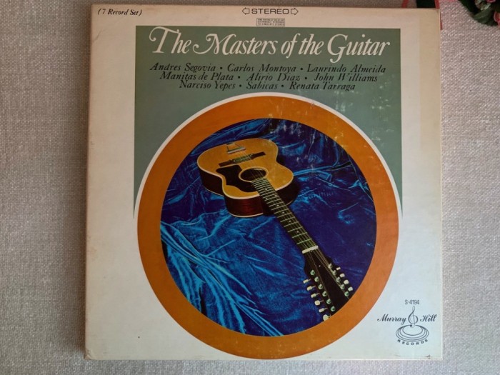 The Masters Of The Guitar - Andres Segovia / Carlos Montoya - 7 LP Vinil 1973 US