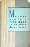 MASURI SANITARE VETERINARE IN FERMELE DE ANIMALE-O. MIHAIESCU-361639