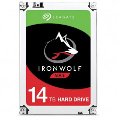 Hdd intern seagate 3.5 14tb ironwolf sata3 7200rpm 256mb foto