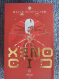 Jocul lui Ender, vol III - Xenocid - Orson Scott Card, 590 pag, noua, impecabila, Alb, L
