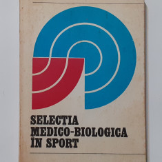 I. Dragan - Selectia Medico - Biologica In Sport Poze Cuprins )