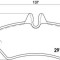 Placute frana Mercedes Sprinter 906; Vw Crafter 30 (2e) SRLine parte montare : Punte spate