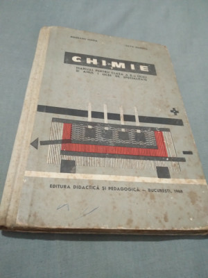 MANUAL CHIMIE CLASA X BREZEANU MARIA 1968 foto