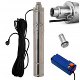 Cumpara ieftin Pompa Submersibila cu Surub (snec) IBO DIPPER 2400 (550 W, 40 l/min, H Refulare 75 m, 4 Toli) + panou control + 20 m cablu