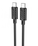 Cablu Date si Incarcare Hoco X88 USB-C la USB-C 60W, 1m, Negru