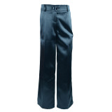 Pantaloni eleganti pentru fete Mikrus MKRS8-128-cm, Negru