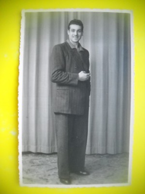 HOPCT RO 395 S TANAR BARBAT -FOTOGRAFIE VECHE-TIP CP foto