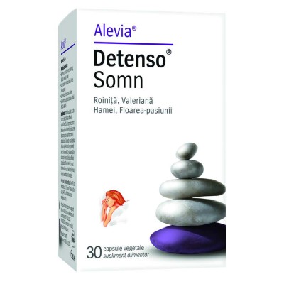 Supliment Impotriva Tulburarilor de Somn Detenso Somn 30 capsule Alevia foto