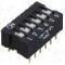 Intrerupator DIP, 2 pozitii, montare THT, 6 sectiuni, OMRON OCB - A6E-6101-N