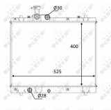 NRF 58397 Radiator, racire motor