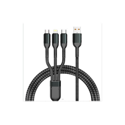 Cablu 3in1 USB 100W PREMIUM Quick charge Cod: C91 Automotive TrustedCars