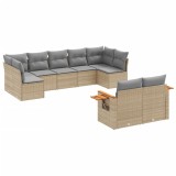 Cumpara ieftin Patio Sofa Set 9-Locuri Beige and Grey