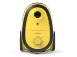 Aspirator cu Sac Daewoo RC-410Y-3, 700W, 2.5L, Control Variabil, Galben/Negru
