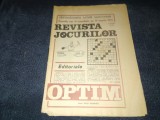 Cumpara ieftin REVISTA JOCURILOR OPTIM 1991