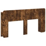vidaXL Tablă de pat cu sertar Stejar fumuriu Lemn prelucrat 8001215