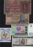 Set 5 bancnote de prin lume adunate (cele din imagini) #175, Europa