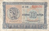 GRECIA 10 drahme 1940 F!!!