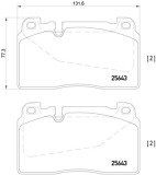 BREMBO P 85 123 PRIME LINE set placute frana,frana disc
