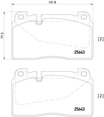 BREMBO P 85 123 PRIME LINE set placute frana,frana disc