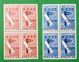 TIMBRE ROMANIA MNH LP 431/1957 Al-II-lea Congres A.S.I.T.-Bloc de 4 timbre