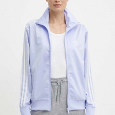 adidas Originals bluza femei, culoarea violet, cu imprimeu, IP0613