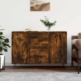 VidaXL Servantă, stejar fumuriu, 104x35x70 cm, lemn prelucrat